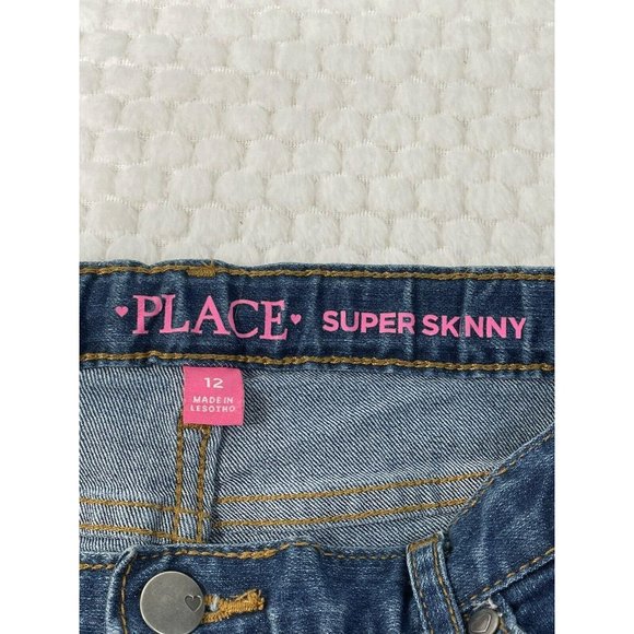 Harley Quinn decals on Children's Place Jeans sz12 - Picture 5 of 8